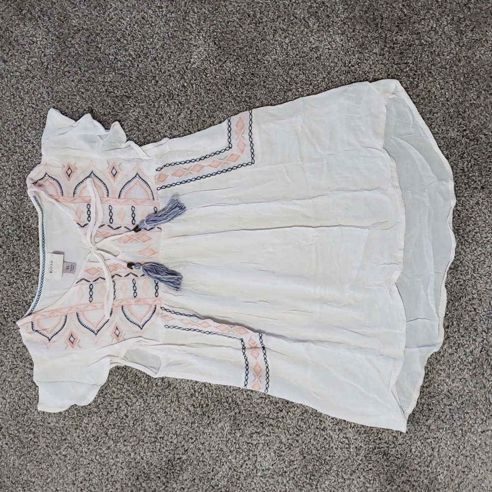 Knox Rose XS chiffon flutter sleeve top